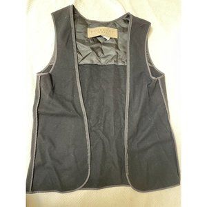 Burberry Brit Black wool coat zipered insert